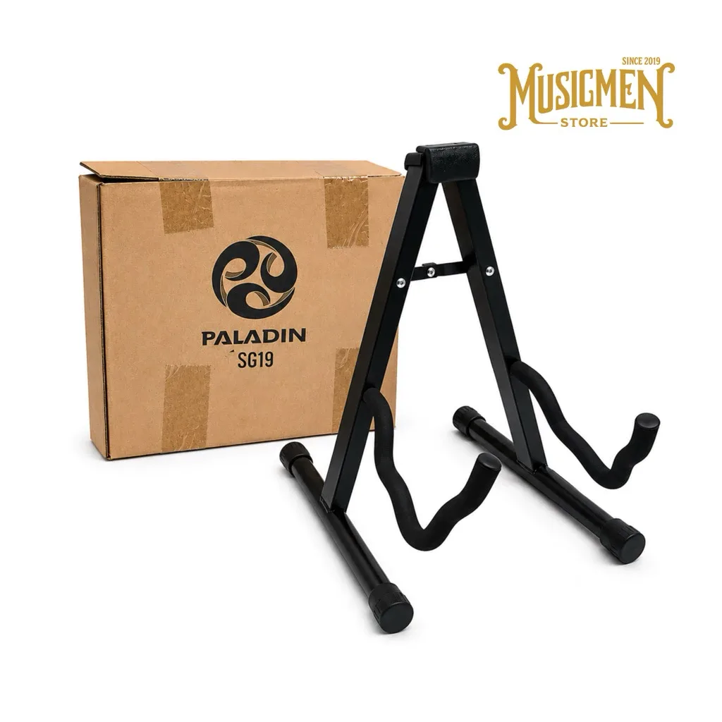 Paladin SG19 Stand Gitar Lipat Universal - Guitar Stand Bass Ukulele Electric Acoustic Foldable Anti Slip