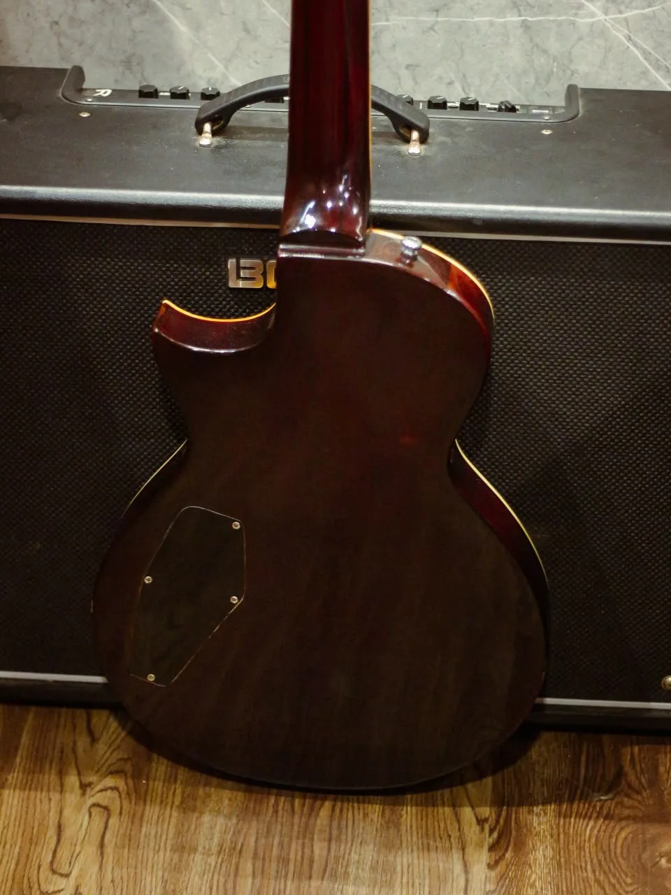 ESP LTD EC-254 Flame Maple Tobacco Sunburst - Image 2