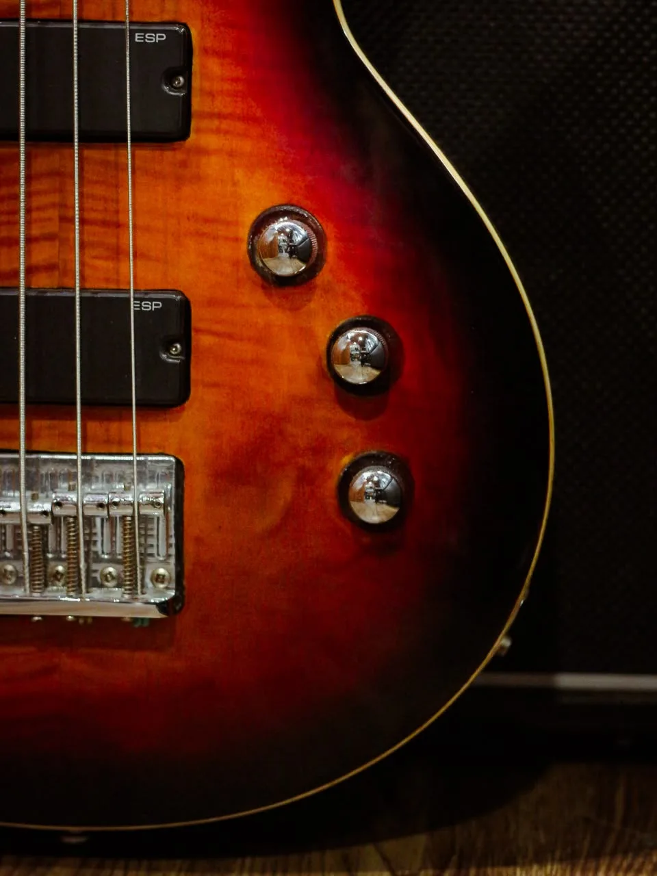 ESP LTD EC-254 Flame Maple Tobacco Sunburst - Image 7