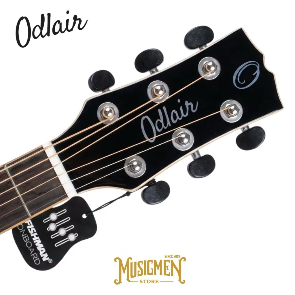 ￼Odlair Capella Neos Gitar Akustik Elektrik Top Solid Spruce - Transparent Burst - Image 4